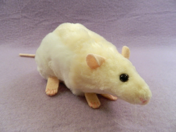 Ivory Hooded Rat Plushie
