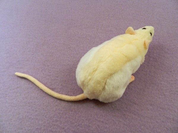 Ivory Hooded Rat Plushie