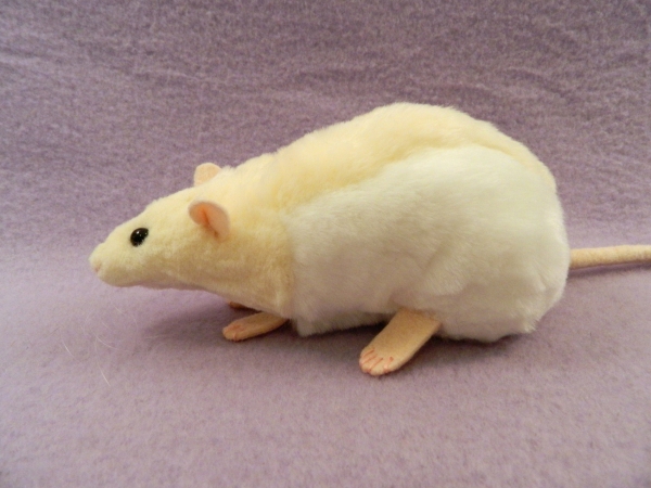 Ivory Hooded Rat Plushie