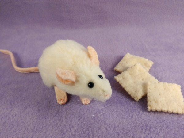 Ivory Mouse Plushie