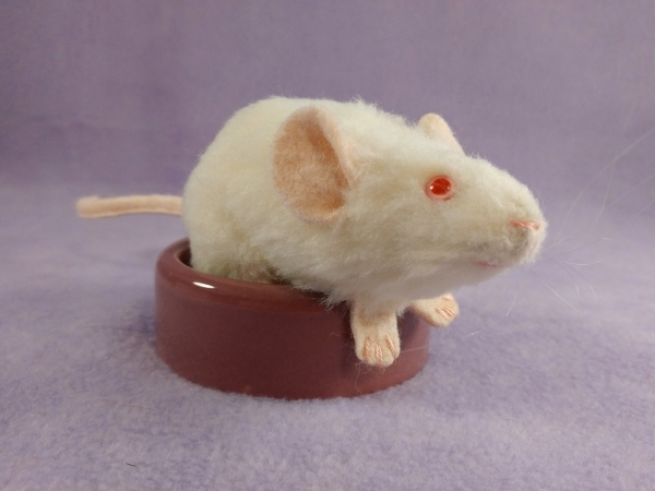 Ivory Mouse Plushie