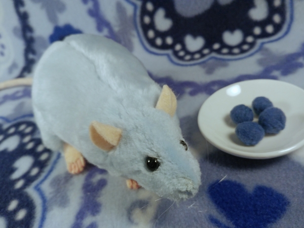 Light Blue Rat Plushie