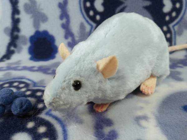 Light Blue Rat Plushie
