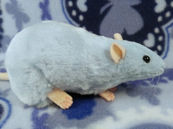 Light Blue Rat Plushie
