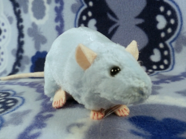 Light Blue Rat Plushie