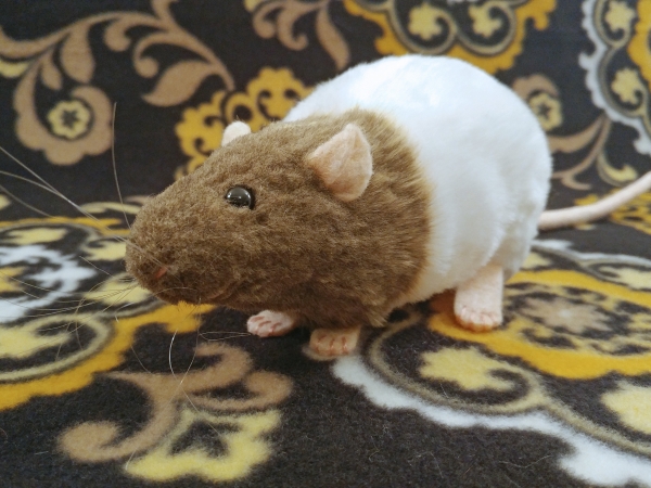 Light Brown Bareback Rat Plushie