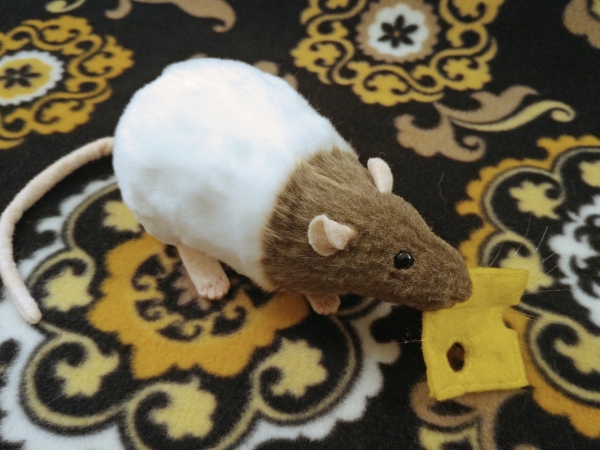 Light Brown Bareback Rat Plushie