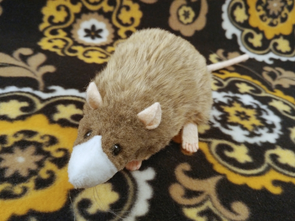 Light Brown Blazed Rat Plushie