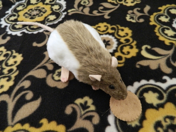 Light Brown Hooded Rat Plushie