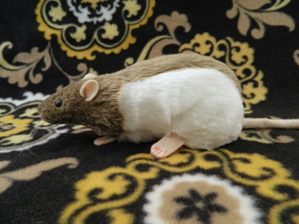 Light Brown Hooded Rat Plushie