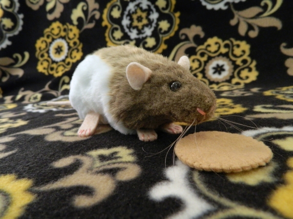 Light Brown Hooded Rat Plushie