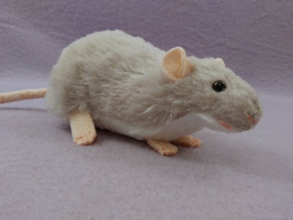 Light Grey Berkshire Rat Plushie