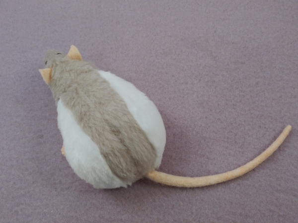 Light Grey Hooded Rat Plushie