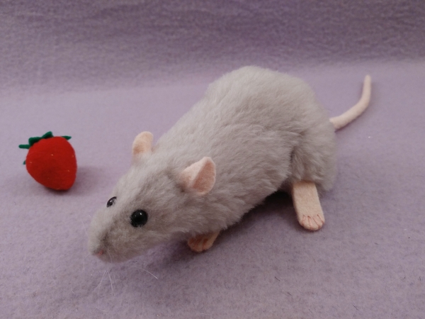 Light Grey Rat Plushie