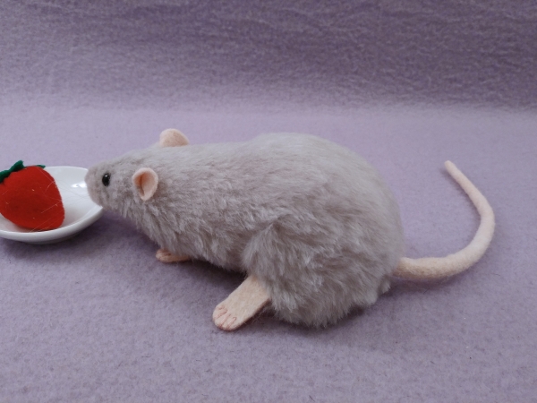 Light Grey Rat Plushie