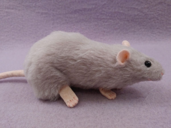 Light Grey Rat Plushie