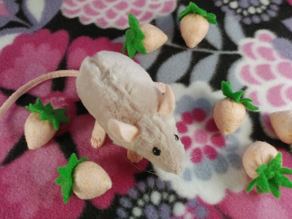Light Pink Mouse Plushie