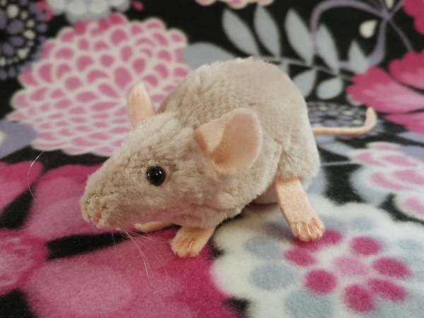 Light Pink Mouse Plushie