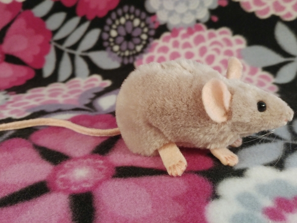 Light Pink Mouse Plushie