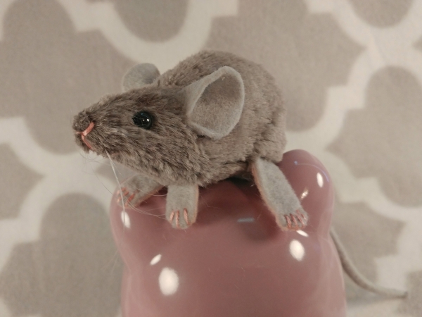 Lilac Grey Mouse Plushie