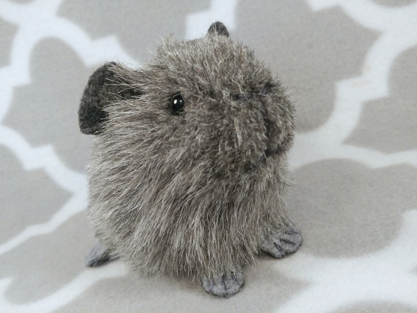 Little Agouti Grey Guinea Pig Plushie