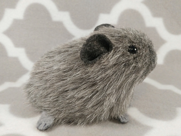 Little Agouti Grey Guinea Pig Plushie
