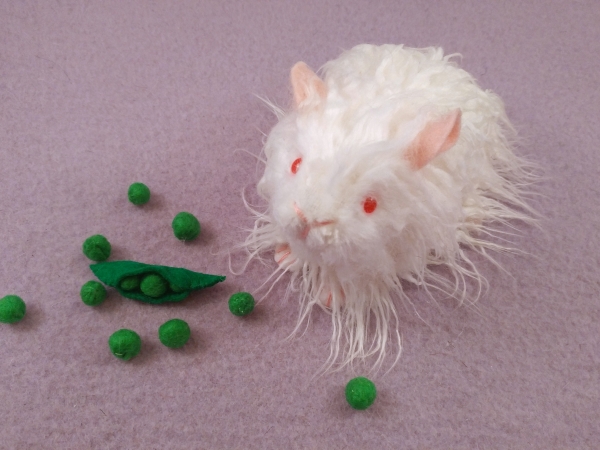 Little White Texel Guinea Pig Plushie