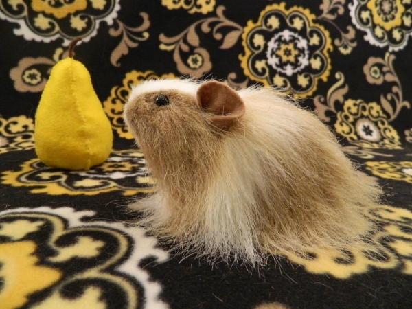 Little Beige Dutch Longhaired Guinea Pig Plushie