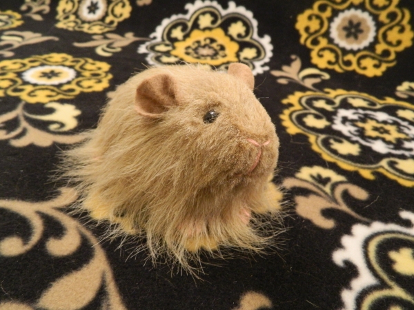 Little Beige Longhaired Guinea Pig Plushie