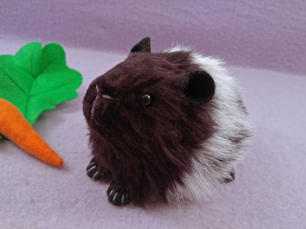 Little Black Roan Guinea Pig Plushie