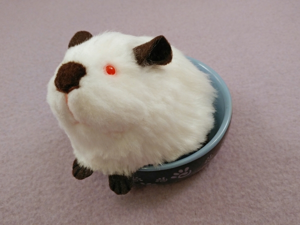 Little Brown Himalayan Guinea Pig Plushie