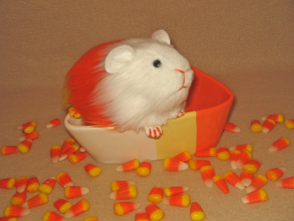 Little Candy Corn Guinea Pig Plushie