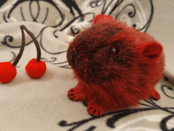 Little Cherry Bomb Guinea Pig Plushie