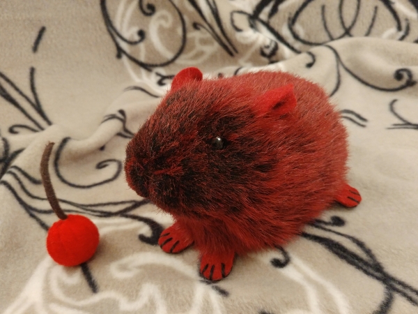 Little Cherry Bomb Guinea Pig Plushie