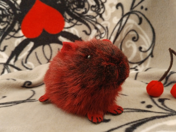 Little Cherry Bomb Guinea Pig Plushie