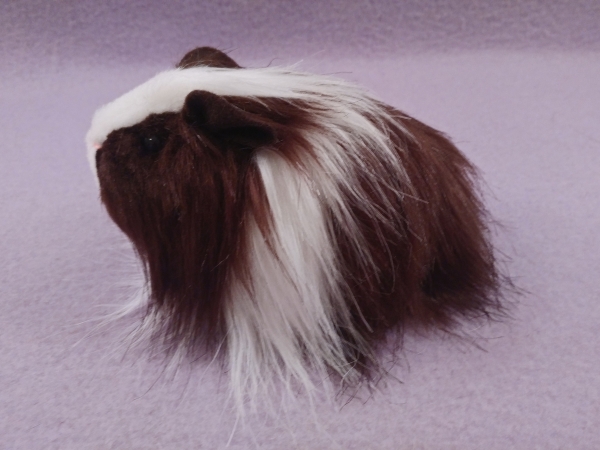 Little Dark Brown Dutch Longhaired Guinea Pig Plushie