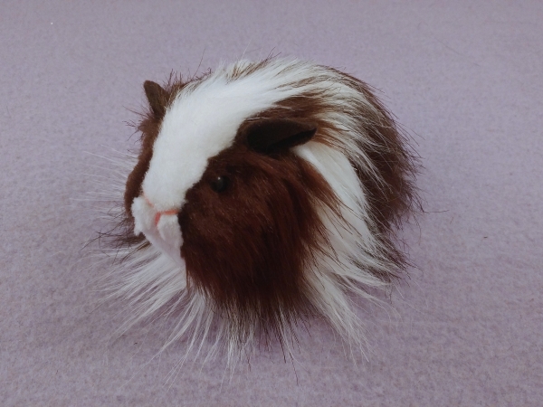 Little Dark Brown Dutch Longhaired Guinea Pig Plushie