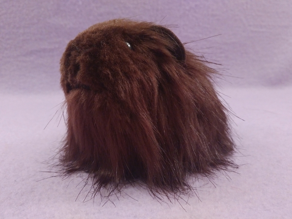 Little Dark Brown Longhaired Guinea Pig Plushie