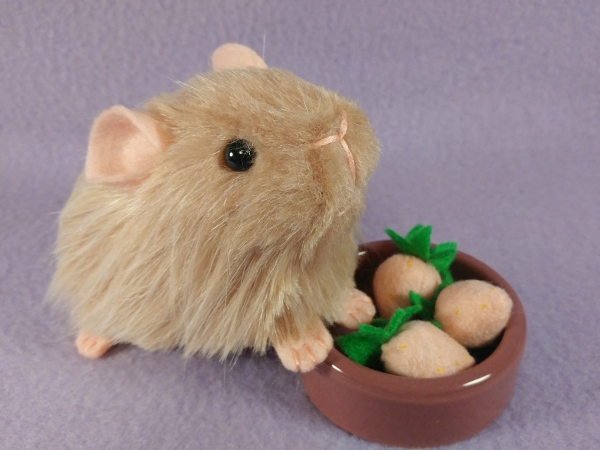 Little Frosted Pink Guinea Pig Plushie