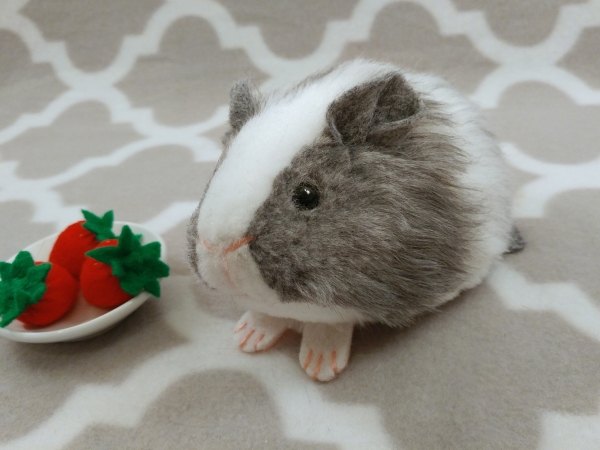Little Grey Dutch Guinea Pig Plushie