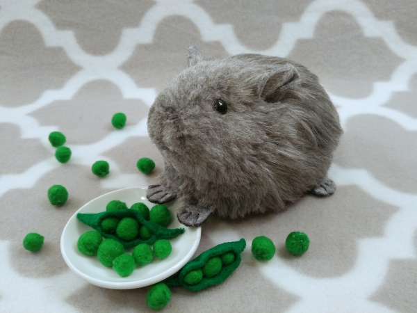 Little Grey Guinea Pig Plushie