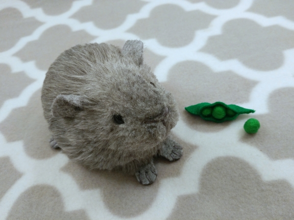 Little Grey Guinea Pig Plushie