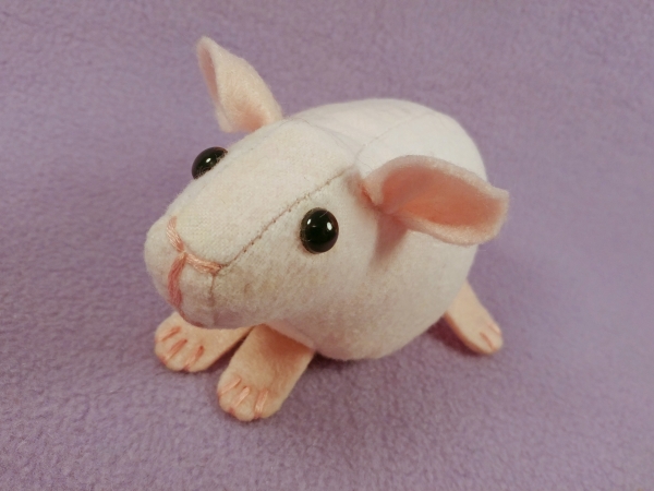 Little Hairless Guinea Pig Plushie