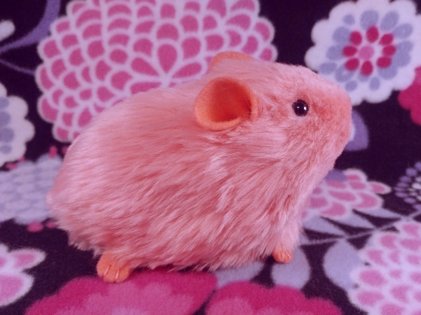 Little Hot Pink Guinea Pig Plushie