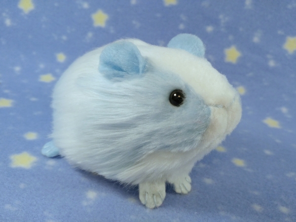 Little Light Blue Guinea Pig Plushie (Fluffy)