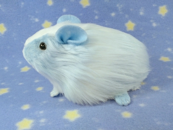 Little Light Blue Guinea Pig Plushie (Fluffy)