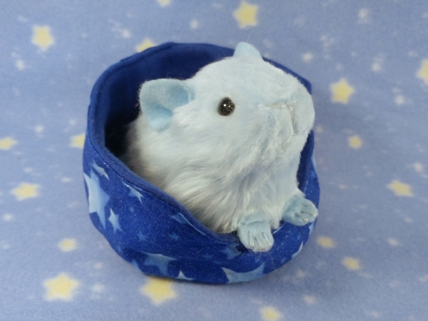 Little Light Blue Guinea Pig Plushie (Fluffy)