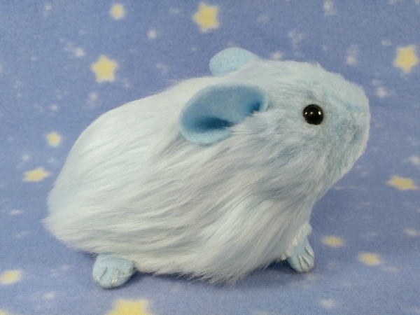 Little Light Blue Guinea Pig Plushie (Fluffy)