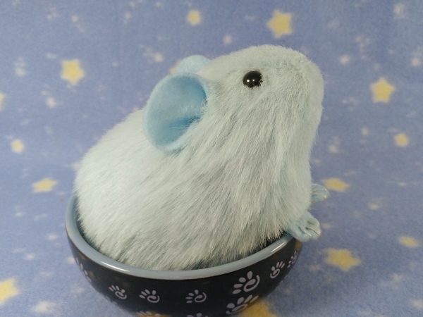 Little Light Blue Guinea Pig Plushie (Smooth)