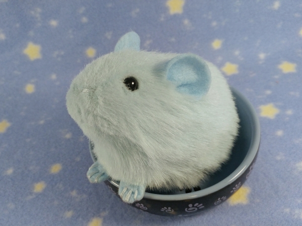 Little Light Blue Guinea Pig Plushie (Smooth)